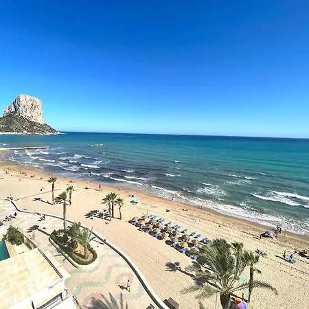 Calpemar 8 Sea View First Line Arenal Beach Buitenkant foto